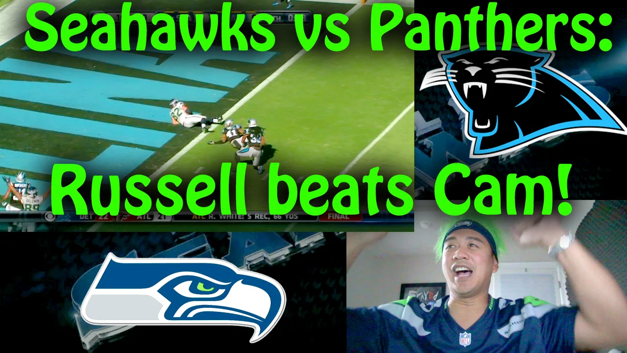 Seahawks defeat Panthers - Fan reaction (Norb-Cam) on Vimeo