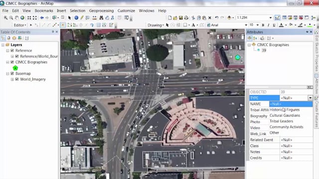 CIMCC Youth Ambassador’s Using ArcGIS – California Indians