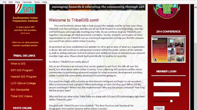 Tribes – Getting Started with GIS