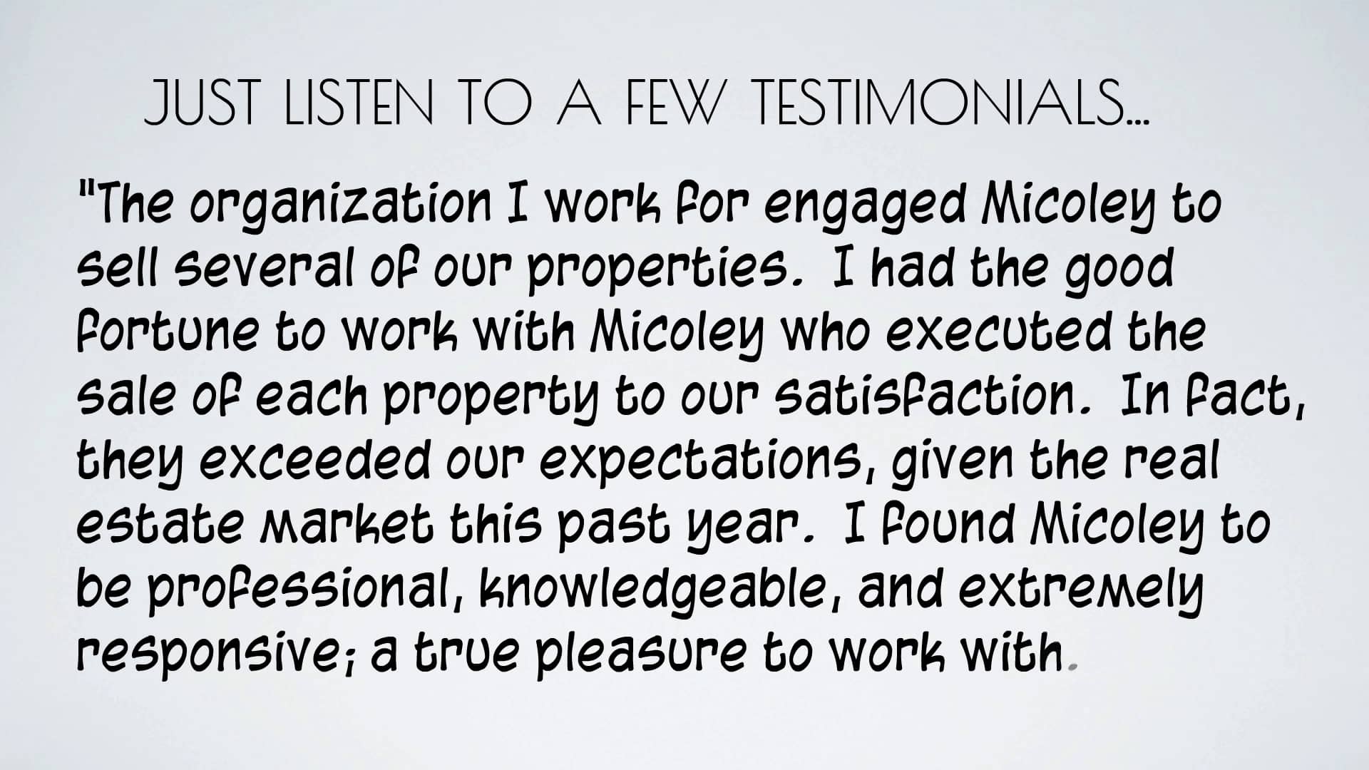 Benefits of Selling with Micoley Real Estate Auctions on Vimeo