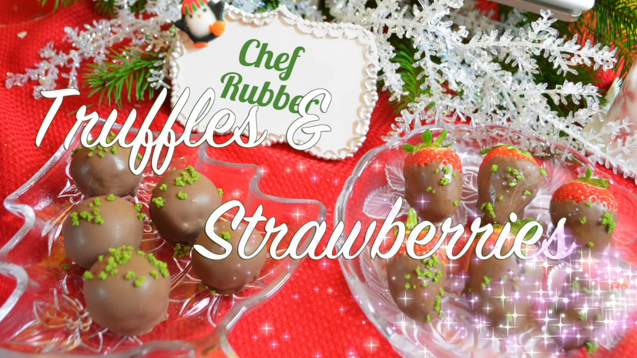 Free Video: How to create Chocolate Truffles & Strawberries