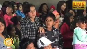 Kids in Ecuador Receive Their First Christmas Gifts