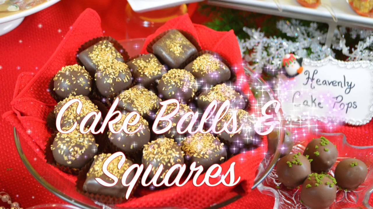 Free Video: How to create Cake Balls & Square Treats