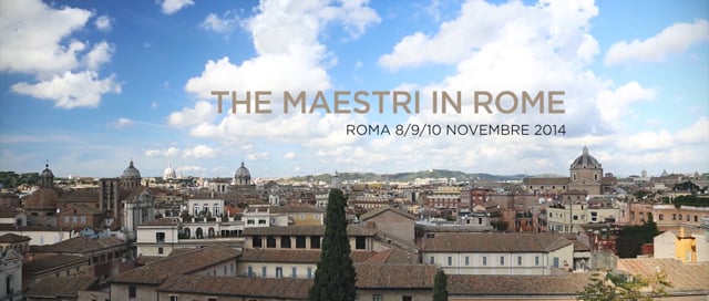 AE Academy 2014: THE Maestri in Rome