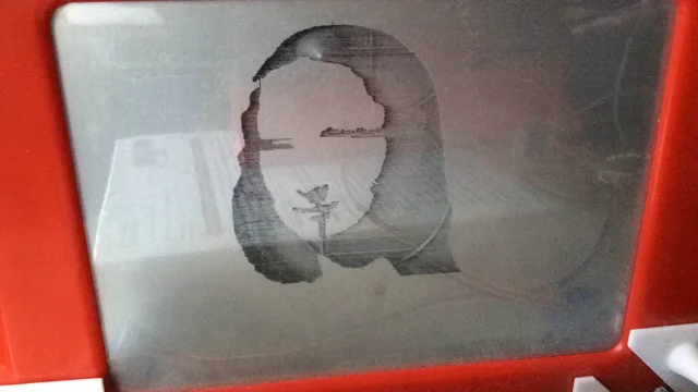 Inside an Etch-a-Sketch