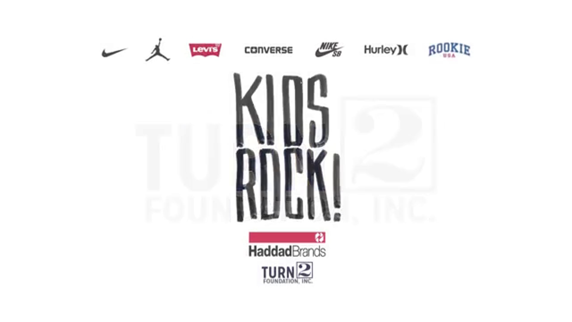 Haddad Brands KIDS ROCK/Turn 2 Foundation Video