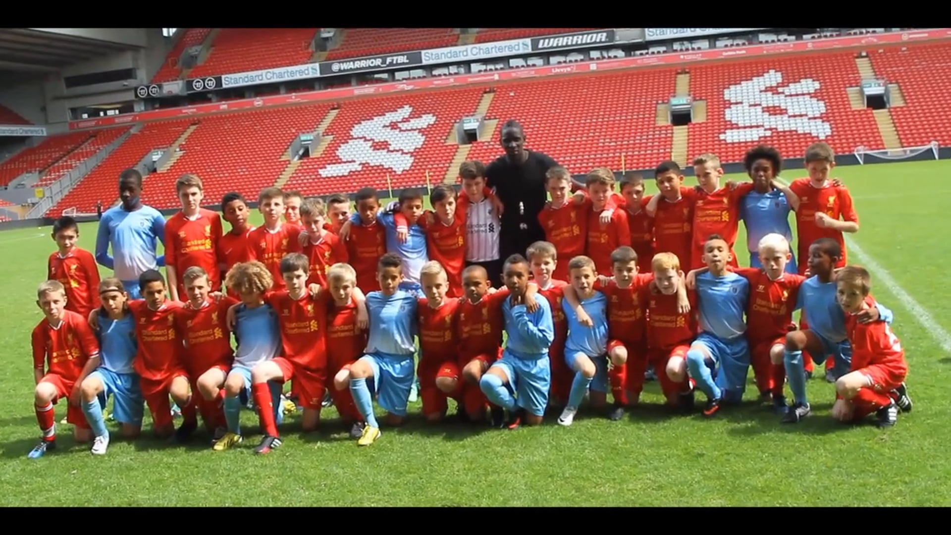 Les jeunes du PARIS FC VS LIVERPOOL avec AMSAK.net
