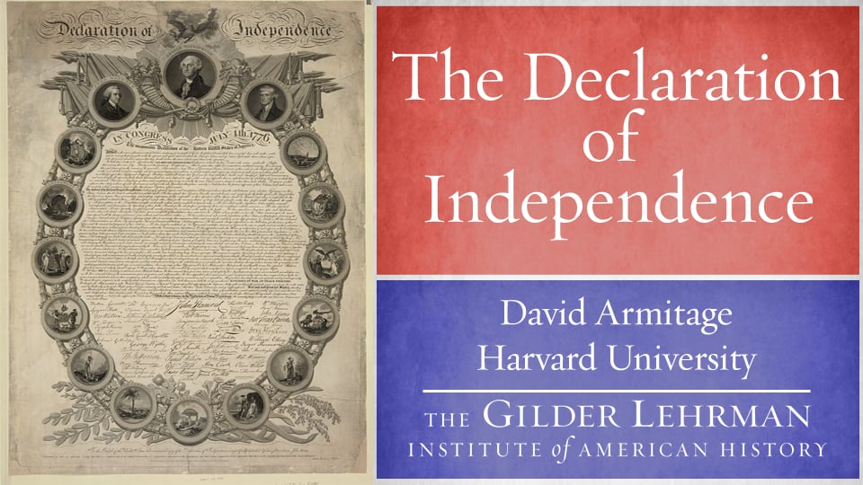 David Armitage: Declaration Of Independence On Vimeo