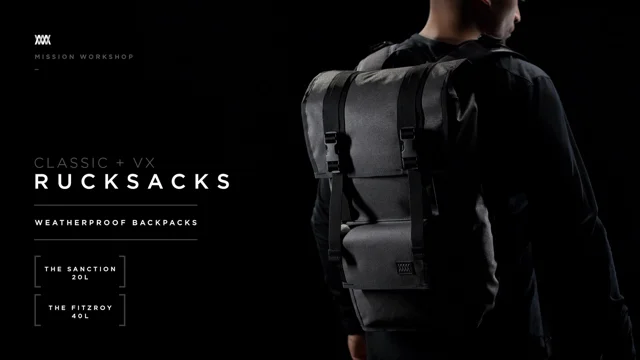 Mission workshop sanction outlet backpack