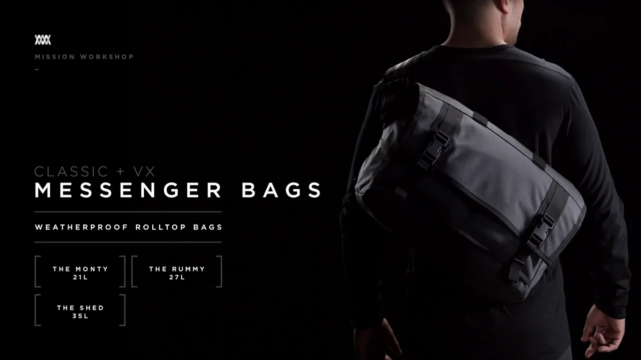 Mission Workshop Monty - AP Messenger Bag - Urban Kit Supply Mission Workshop Monty - AP Messenger Bag - Urban Kit Supply