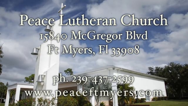 A Visit to Peace Lutheran Church, Ft Myers, Fla.