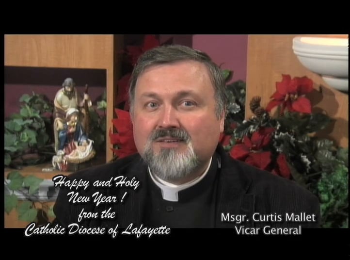 2015 New Years Message with Msgr. Curtis Mallet on Vimeo