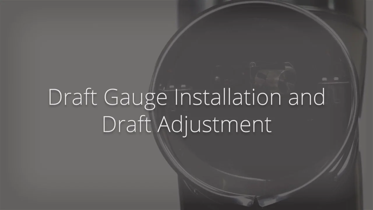 Draft Gauge Installation and Draft Adjustment on Vimeo