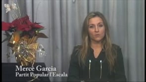 Missatge Cap d'Any: Mercè Garcia, PP l'Escala