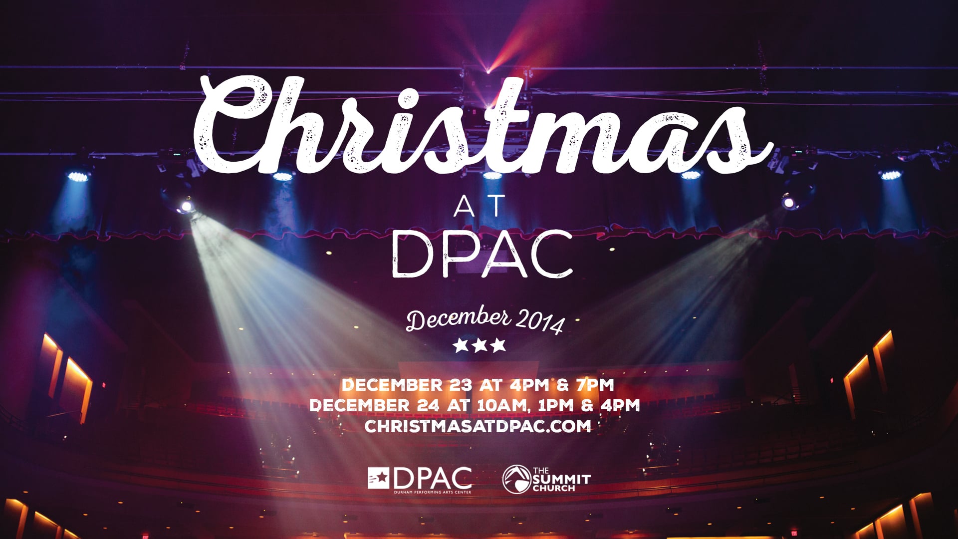 Christmas at DPAC Matthew 2111 The Summit Church