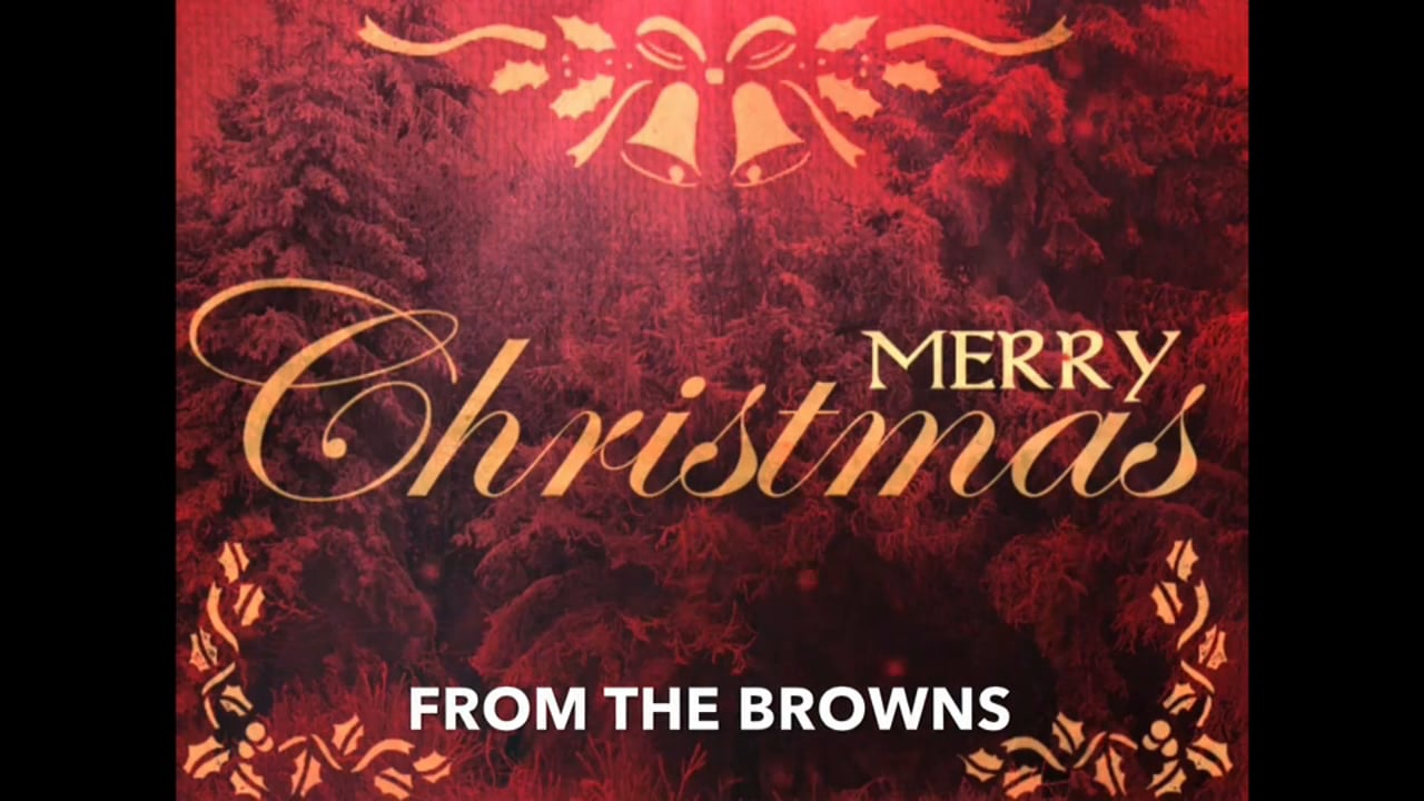 Thank You from the Browns (Christmas '14)