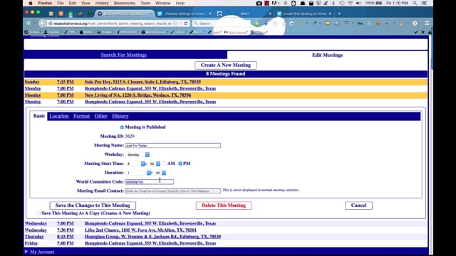 Copy and Reuse Meetings
