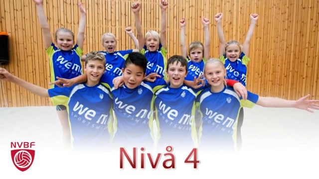 Minivolleyball - Niv&aring; 4