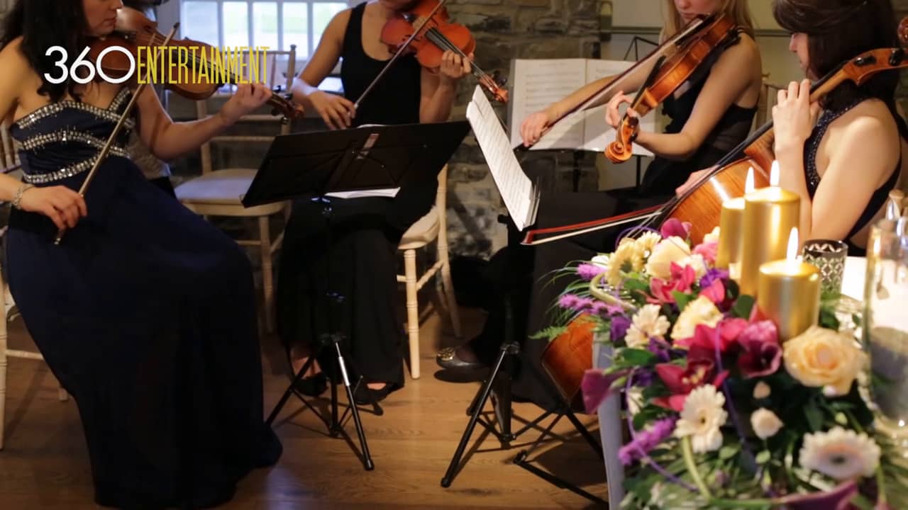 Elastic Strings, Dublin string quartet for Weddings on Vimeo