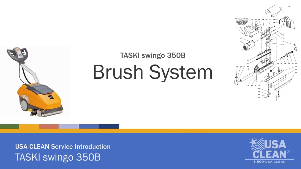 TASKI - USA Clean: TASKI Swingo 350B Service Introduction on Vimeo