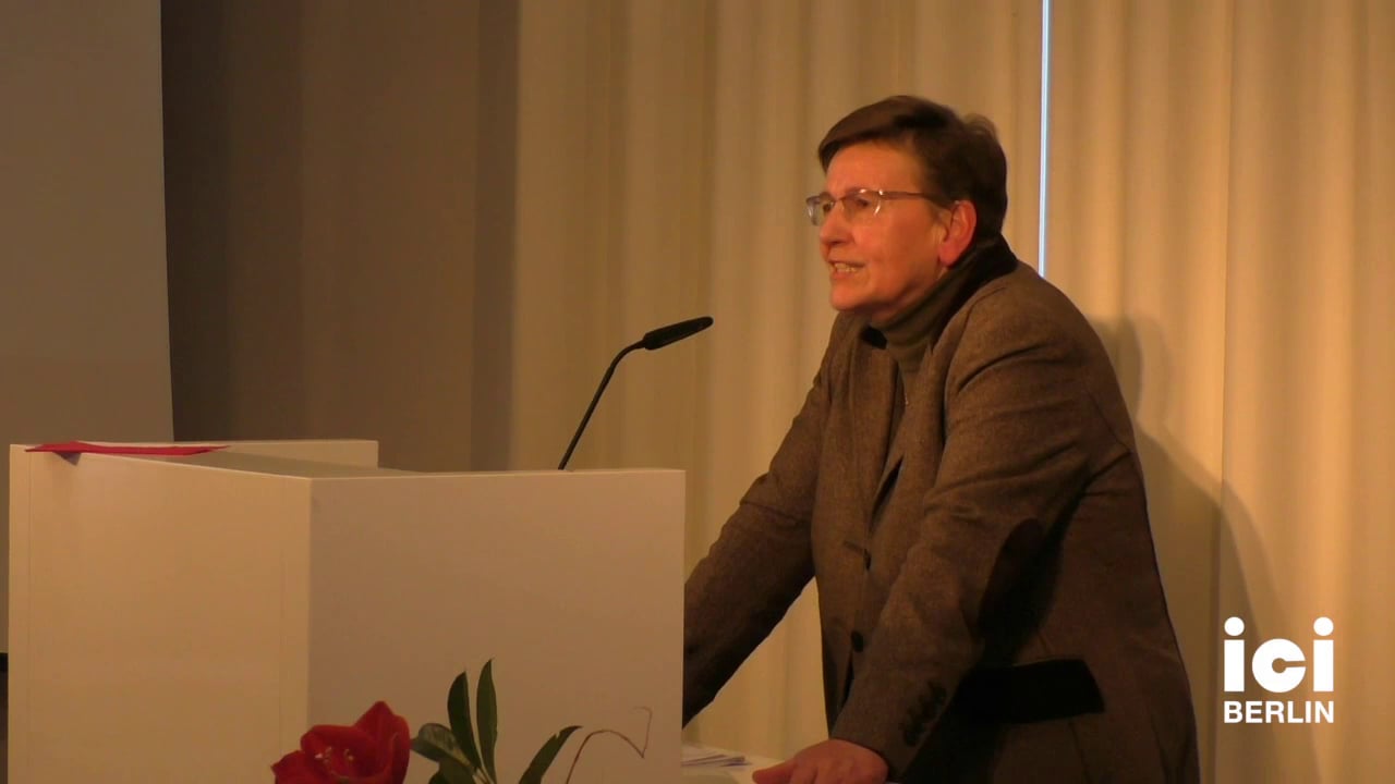 Keynote by Erika Fischer-Lichte [3]