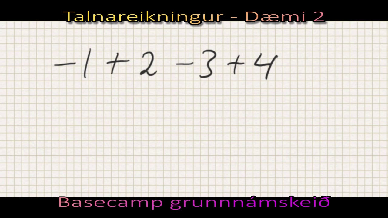 Dæmi 02