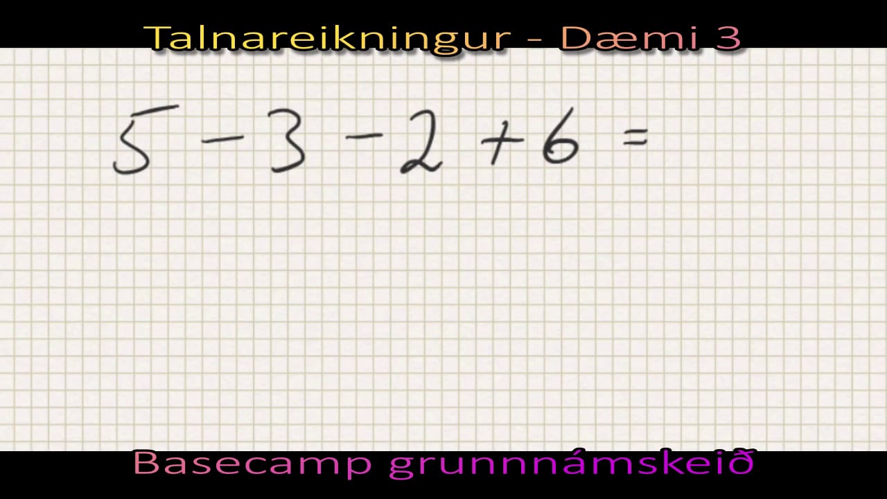 Dæmi 03