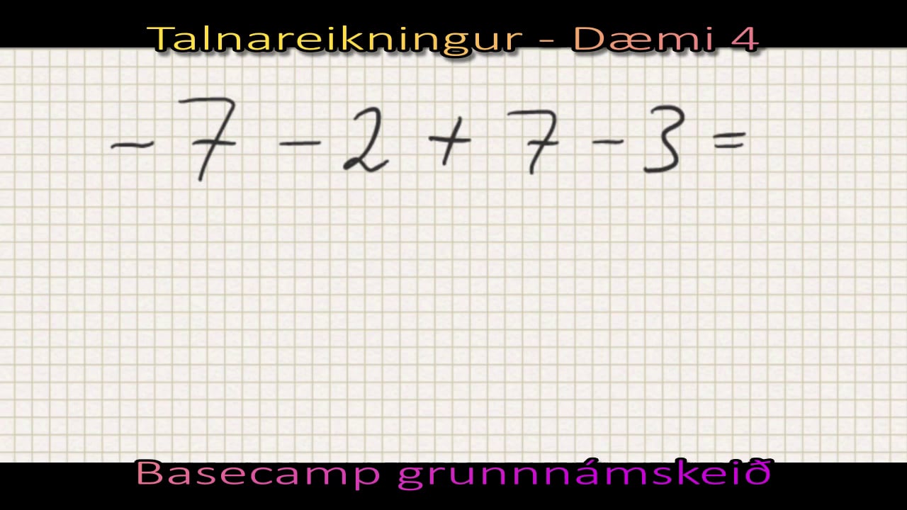 Dæmi 04