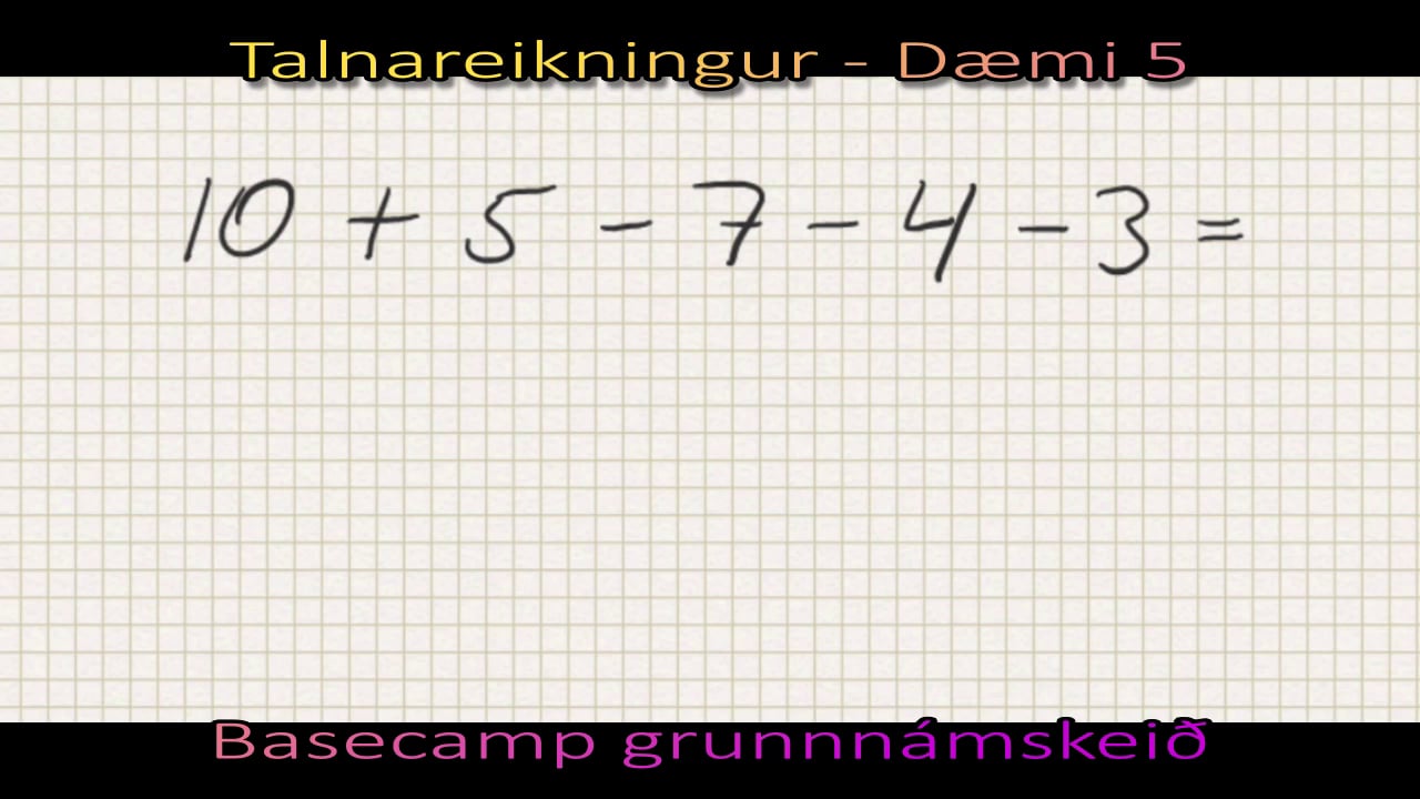 Dæmi 05
