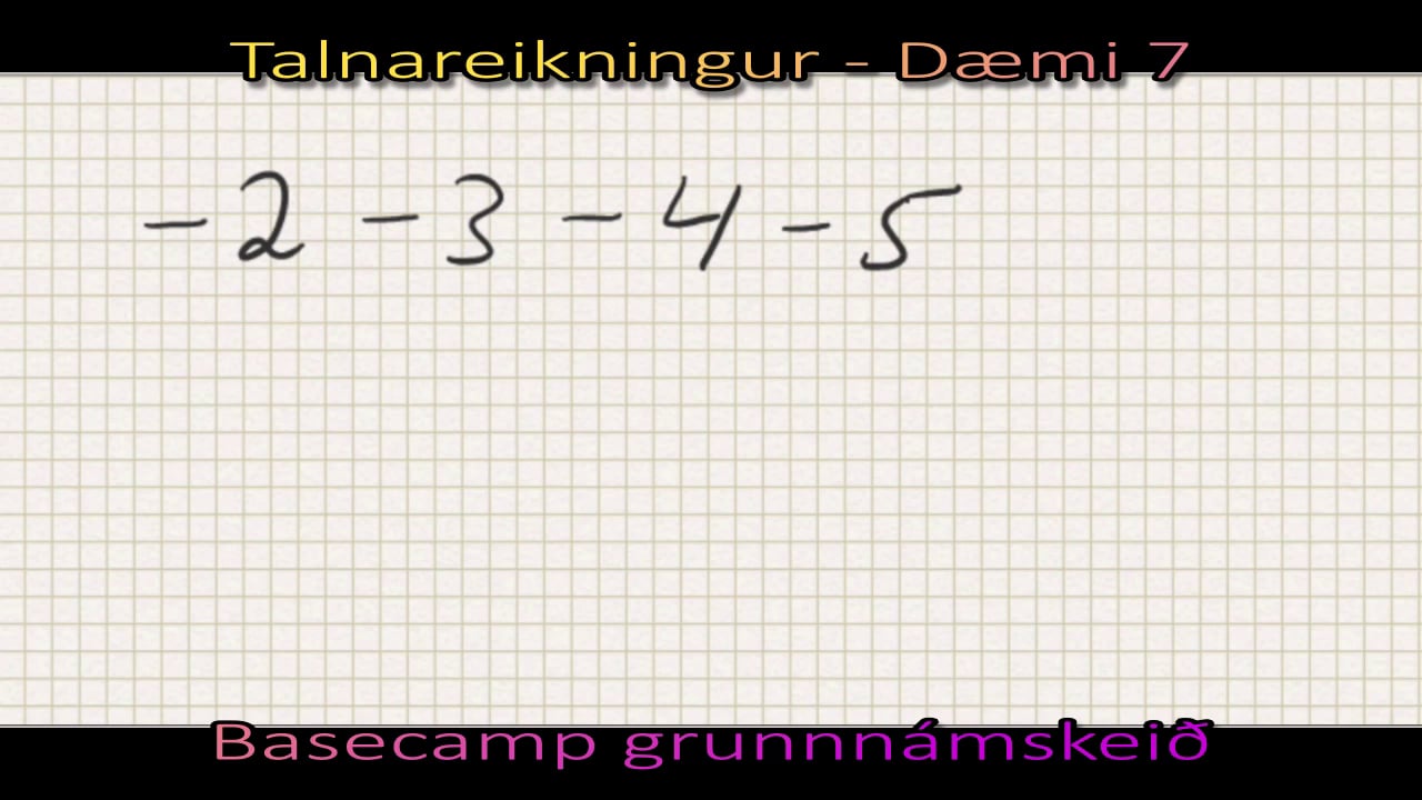 Dæmi 07