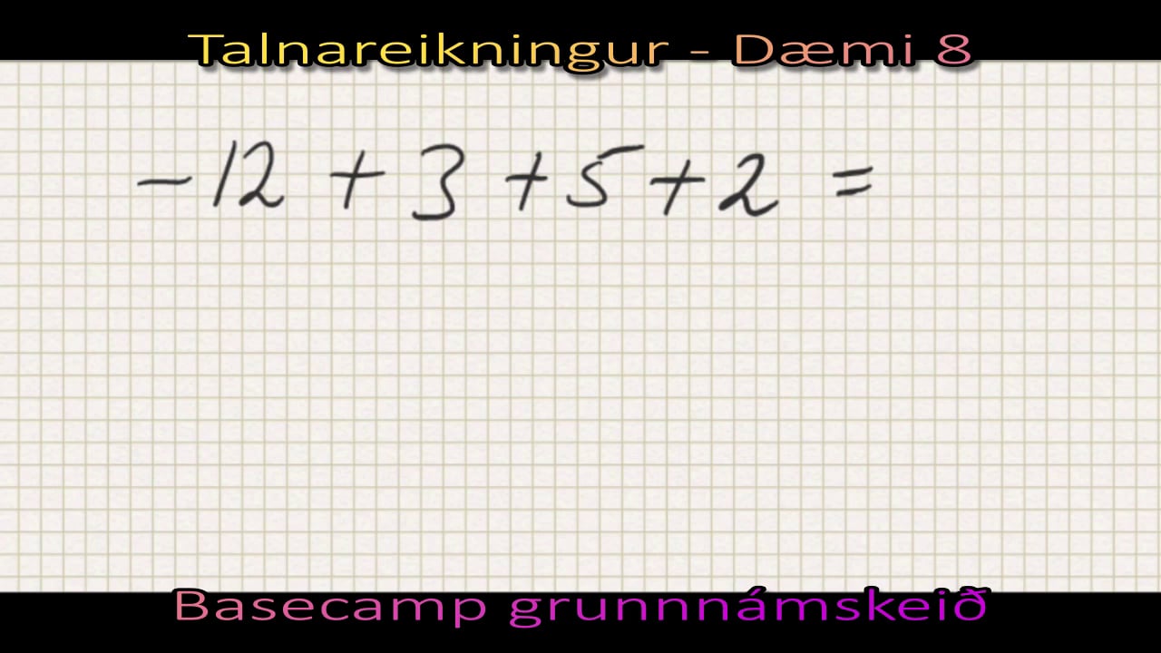 Dæmi 08