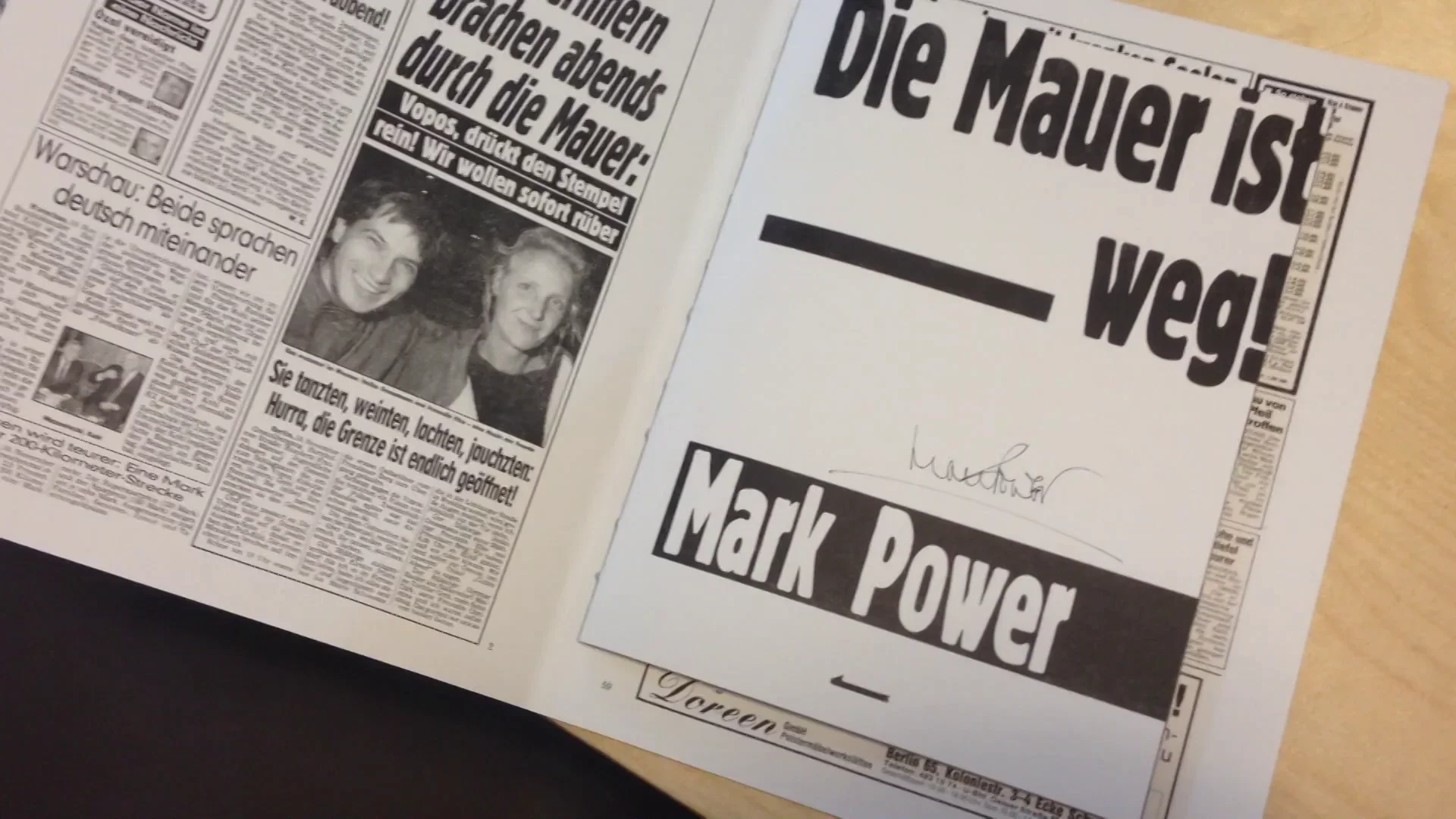 Mark Power: Die Mauer ist weg!