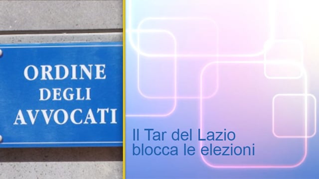 Avvocati, il Tar del Lazio blocca le elezioni