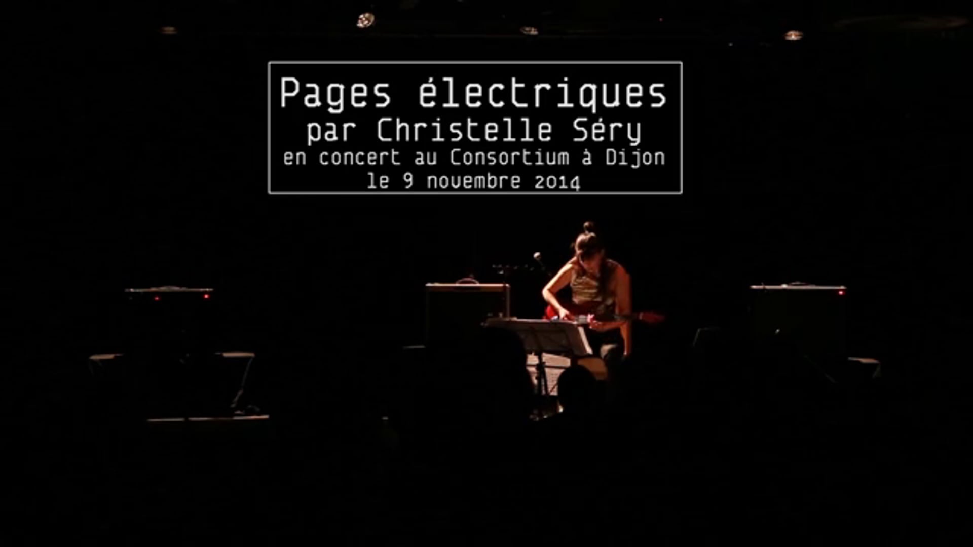 Pages électriques par Christelle Séry