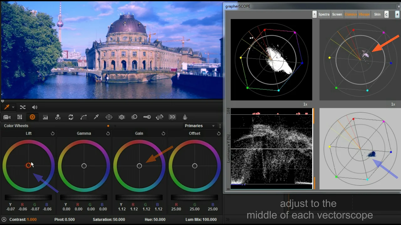 white balance in davinci resolve