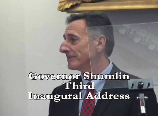 Vermont Governor Peter Shumlin Third Inaugural Address