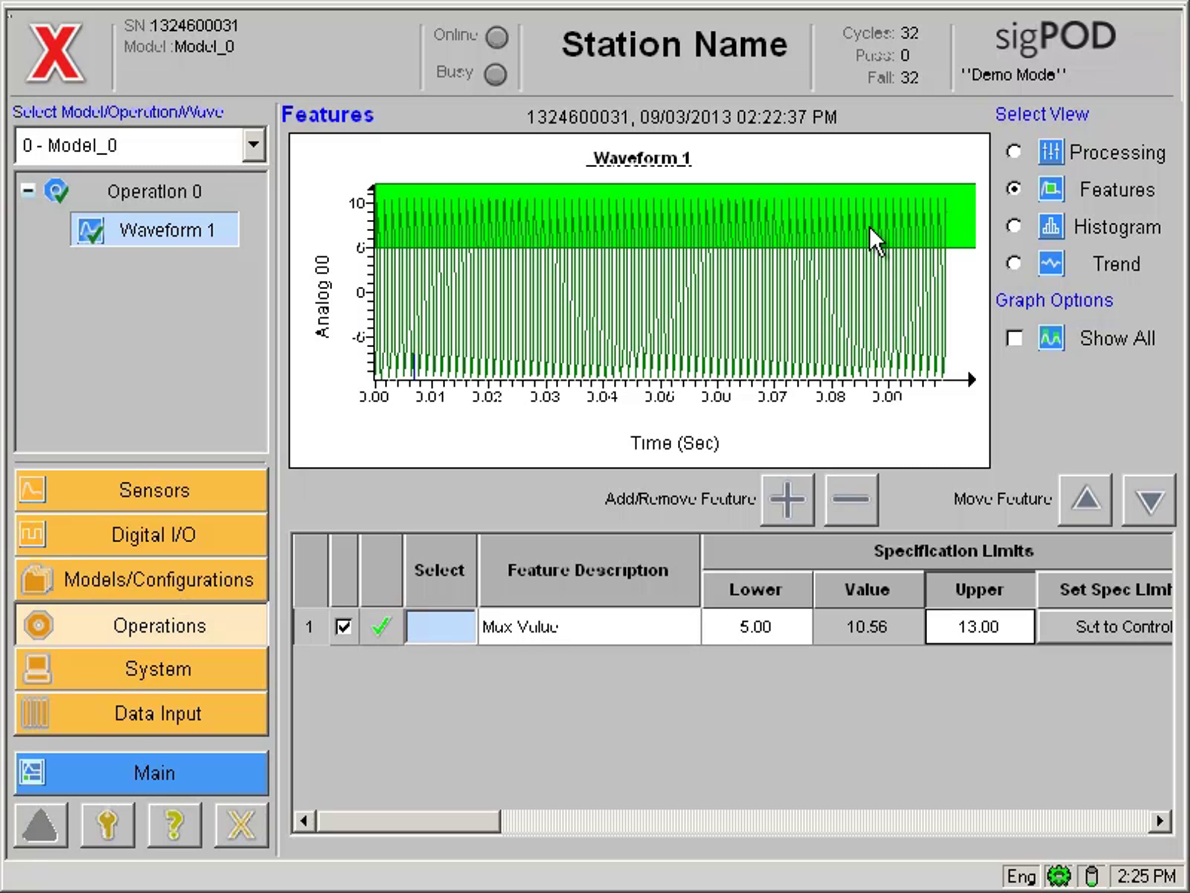Change Limits in sigPOD PSV | Videos & Movies on Vimeo