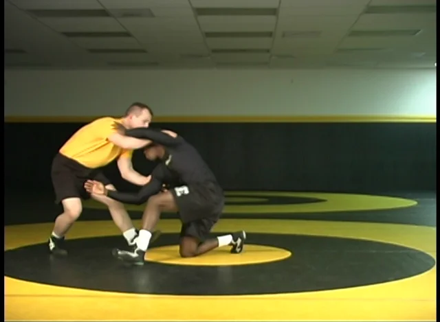 Double Leg Head Drive - Cary Kolat Wrestling Moves 