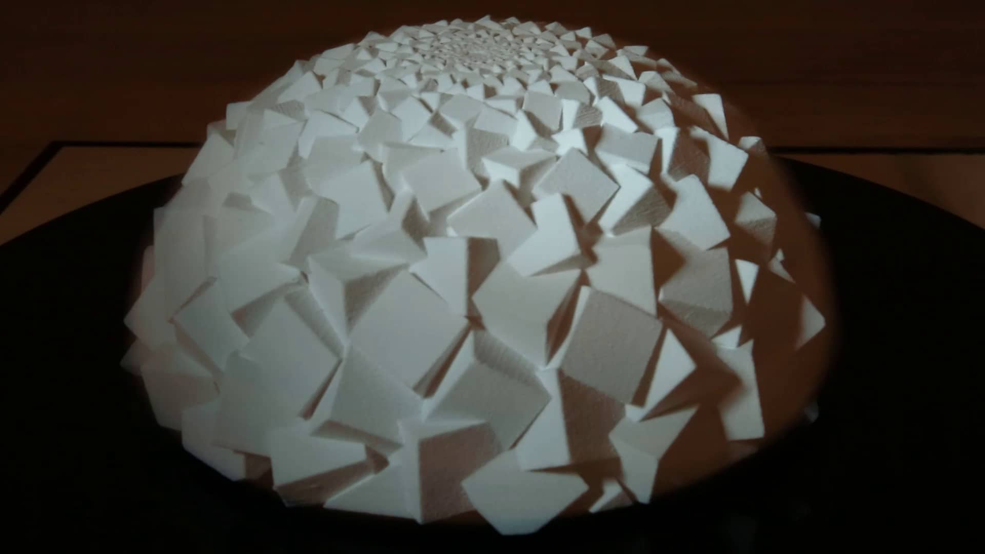 Fibonacci zoetrope sculpture under strobe light on Vimeo
