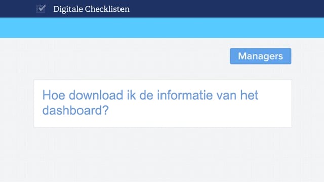 Hoe download ik de informatie van het dashboard?