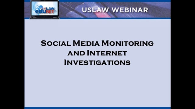 Social media monitoring  how to utilize social media, the Internet and technology to benefit your cases Video