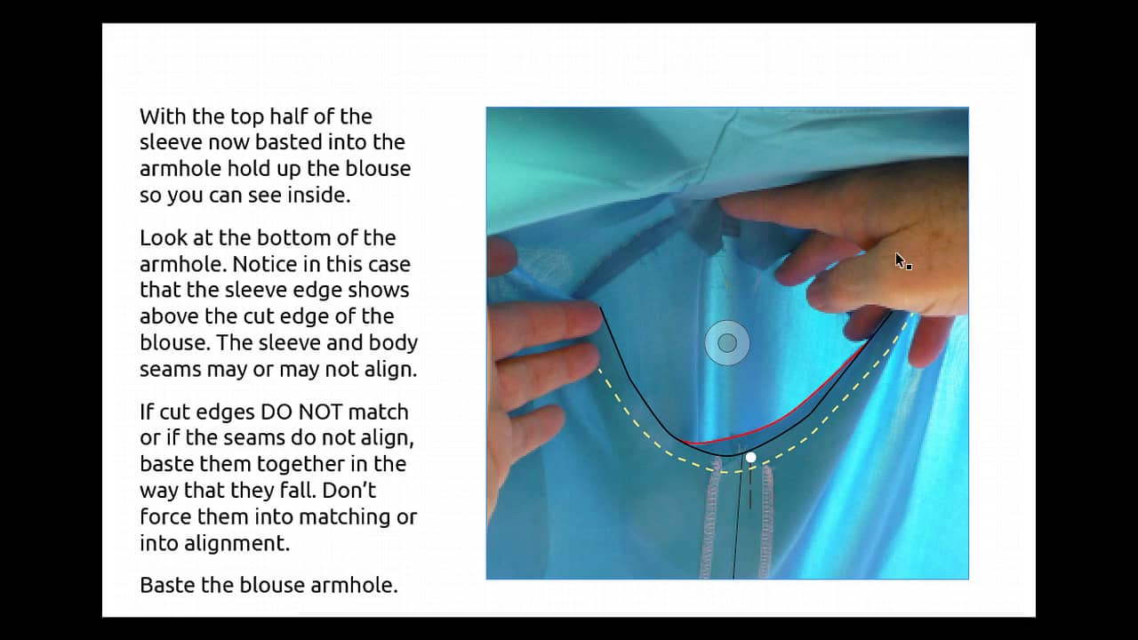 How to Reset Sleeves for a Better Fit by Joyce Simons Murphy