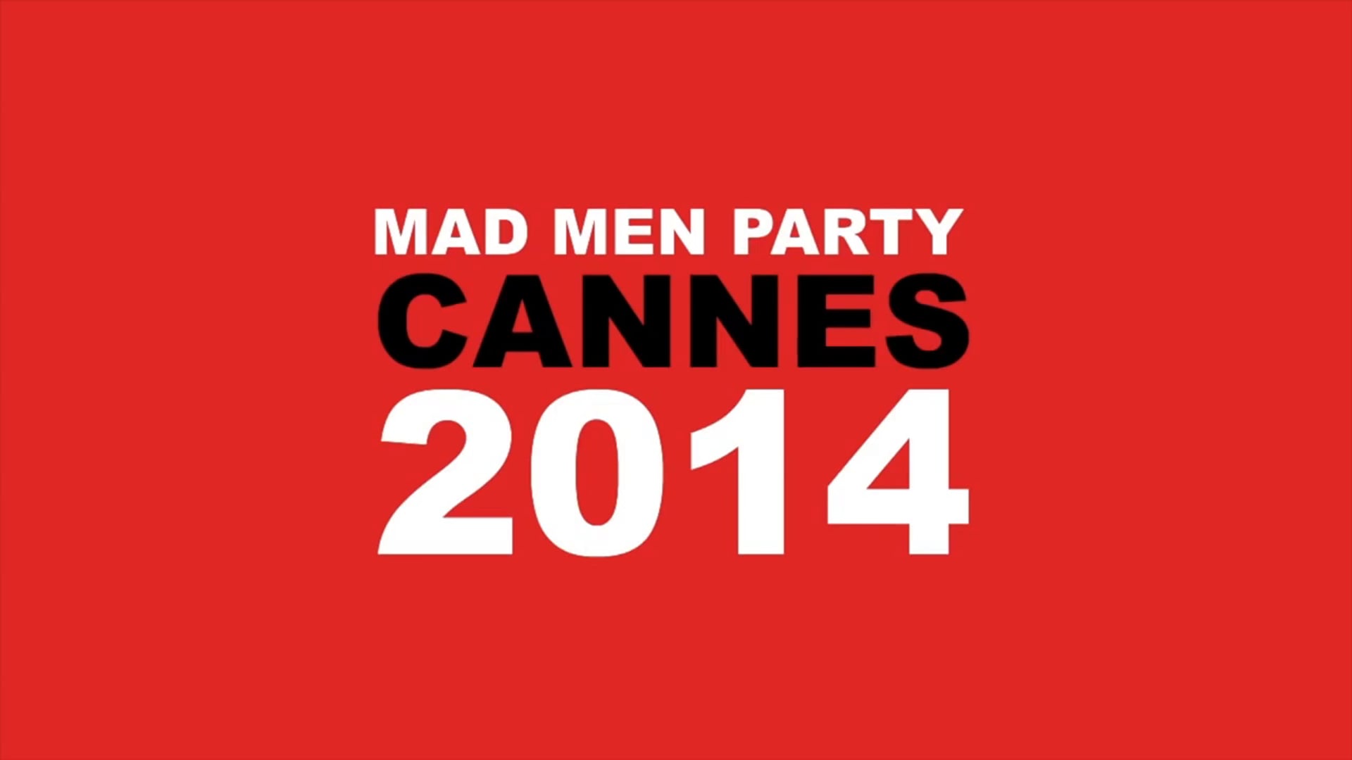 Cannes Mad Men Party 