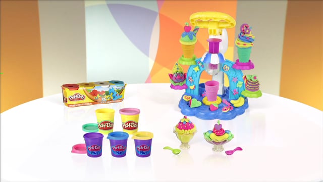 Play doh ice cream swirl hot sale and scoop