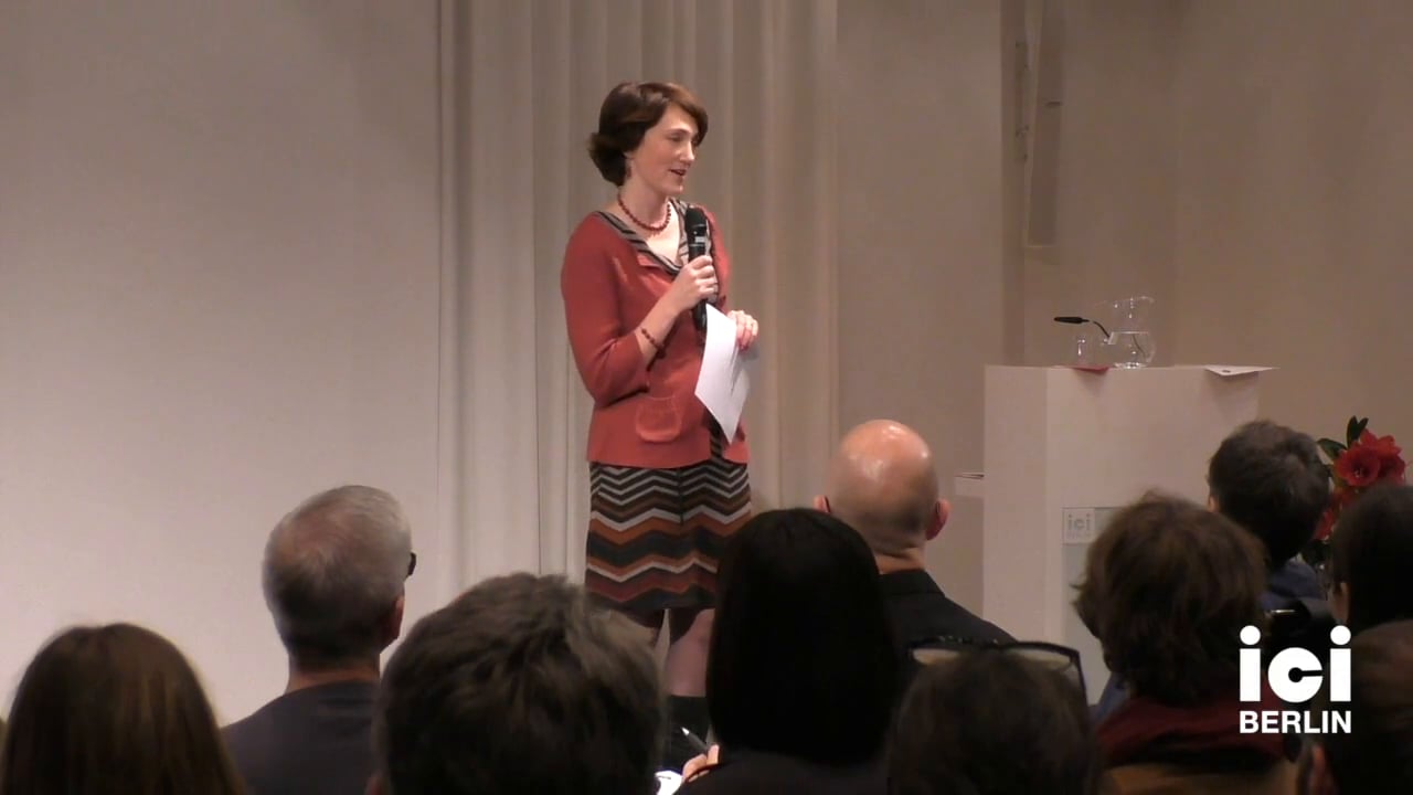 Introduction of Simon Critchley by Anna Street [1]