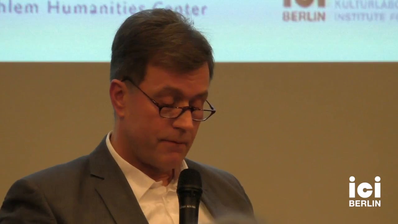 Talk by Joachim Küpper [5]