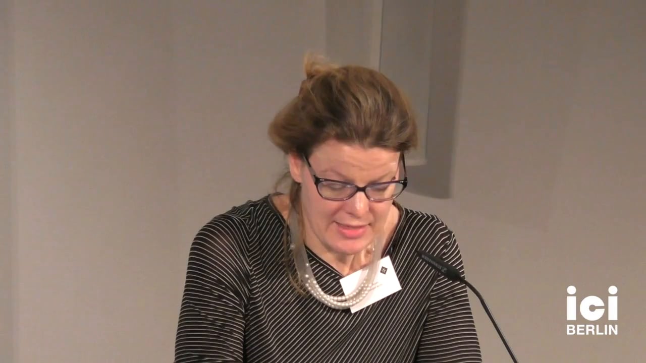 Keynote of Hans-Thies Lehmann Read by Ramona Mosse [2]