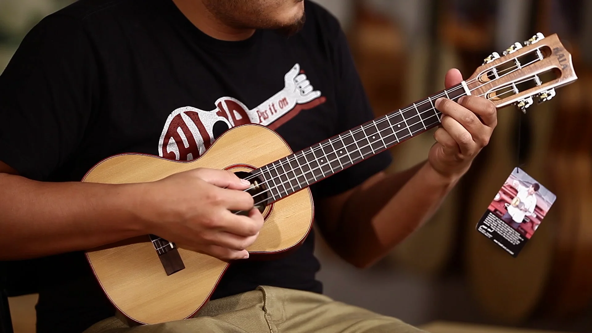 The Ukulele Site | Kala -KA-ATP5-CTG Solid Cedar Top Tenor