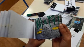 Flip-books paysagers par des écoliers creusois
