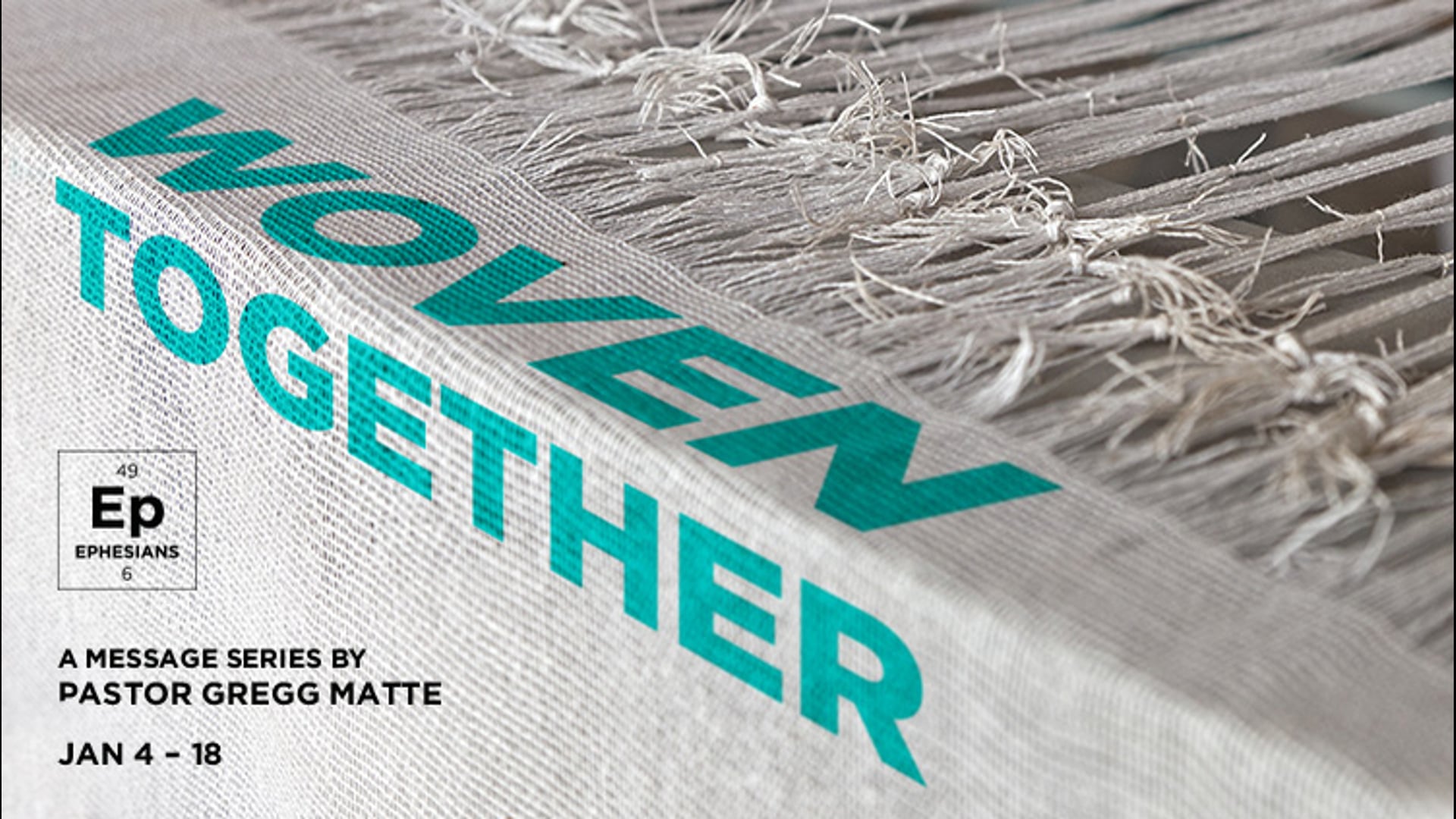 HFBC Message: Part 3: Threads of Spiritual Maturity (Ephesians 4:13-16)